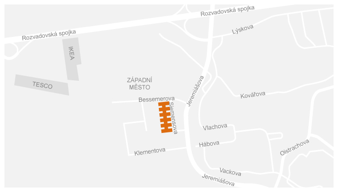 mapa | centrála Soliditet v Praze